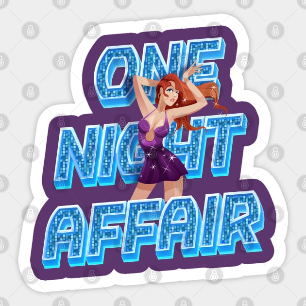 One Night Affair Sticker by dojranliev